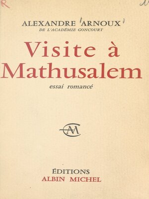 cover image of Visite à Mathusalem